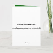 Funny Christmas Card Feiertagskarte (Rückseite)