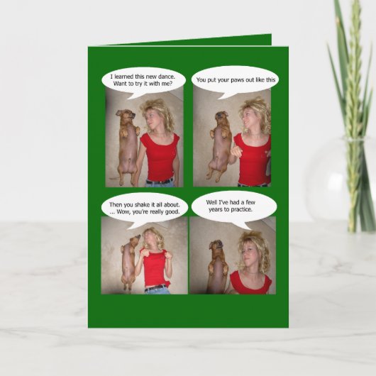 Funny Christmas Card Feiertagskarte (Vorderseite)