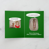 Funny Christmas Card Feiertagskarte (Innenseite)