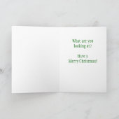 Funny Christmas Card Feiertagskarte (Innenseite)