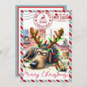 Funny Christmas Card Feiertagskarte (Vorne/Hinten)