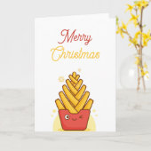 Funny Christmas Card Folded Greeting Card Karte (Gelbe Blume)