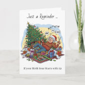 Funny Christmas Card for Boomers & Gen Xers Karte (Vorderseite)