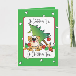 Funny Christmas Card für Hund Lover Karte