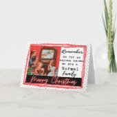Funny Christmas Card Her Woman Best Friend Sassy Dankeskarte (Vorderseite)