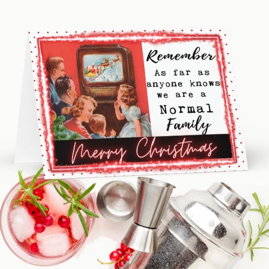 Funny Christmas Card Her Woman Best Friend Sassy Dankeskarte