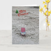 Funny Christmas Card Karte (Gelbe Blume)