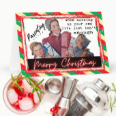 Funny Christmas Card Retro Best Friend "Parenting" Karte