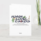 Funny Christmas Cards: "Das ist die Jahreszeit Feiertagskarte (Rückseite)