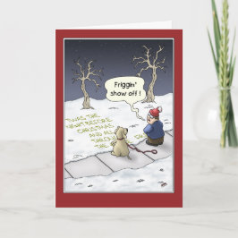 Funny Christmas Cards: Steady Flow Feiertagskarte