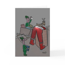 Funny Christmas Cards: Weky Elves