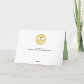 Funny Christmas Cartoon Cooking Gewürze Karte (Rückseite)