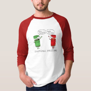 Funny Christmas Cartoon Cooking Gewürze T-Shirt