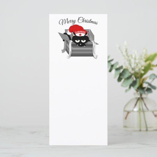 Funny Christmas Cat (Stehend Vorderseite)