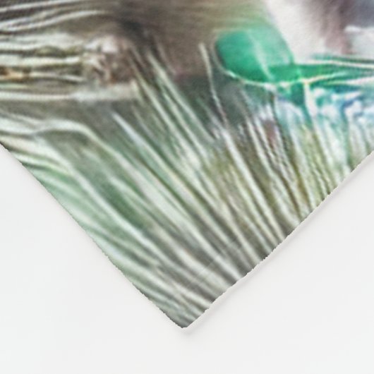 Funny Christmas Cat Blanket - Gemütlicher Throw Fleecedecke (Ecke)