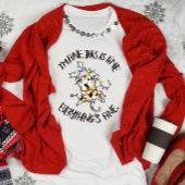 Funny Christmas Cat I'm Fine T-Shirt