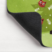 Funny Christmas Cat Lover Mousepad (Ecke)