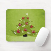 Funny Christmas Cat Lover Mousepad (Mit Mouse)