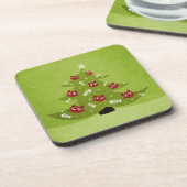 Funny Christmas Cat Lover Untersetzer (Linke Seite)