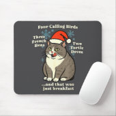 Funny Christmas Cat Meme Caroling Holiday Santa Ha Mousepad (Mit Mouse)