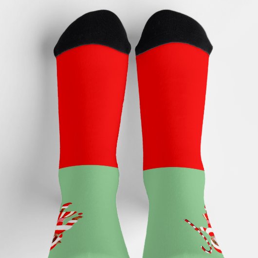 Funny Christmas Cat Socken (Oben)