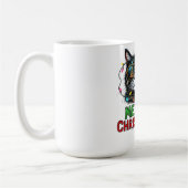 Funny Christmas Cat Sublimierung Kaffeetasse (Links)