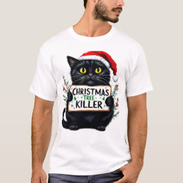 Funny Christmas Cat Sublimierung T-Shirt