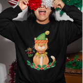 Funny Christmas Cat Sweatshirt