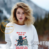 Funny Christmas Cat Sweatshirt