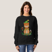 Funny Christmas Cat Sweatshirt (Vorne ganz)