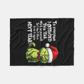 Funny Christmas Cat To Everyone I Offended This Ye Fleecedecke (Vorderseite (Horizontal))