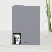 Funny Christmas cats and dogs card Karte (Rückseite)