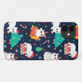 Funny Christmas Cats Case-Mate iPhone Hülle (Rückseite (Horizontal))
