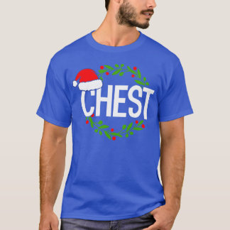 Funny Christmas Chest Nuts Weihnachtskuh Mr. Und T-Shirt