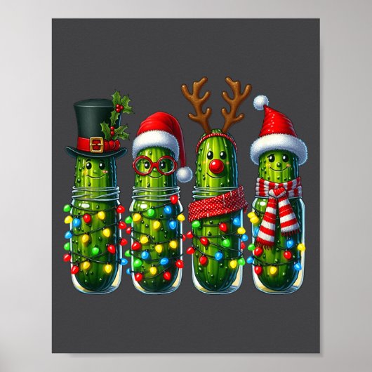 Funny Christmas Ckles Holiday Lights  Poster (Vorne)