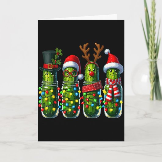 Funny Christmas Ckles Karte (Vorderseite)