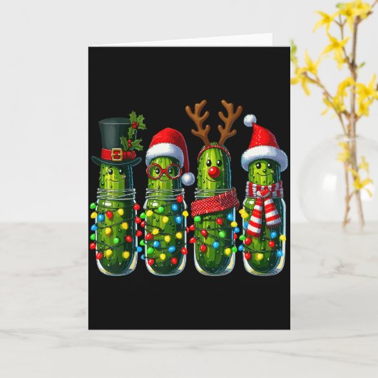 Funny Christmas Ckles Karte (Gelbe Blume)