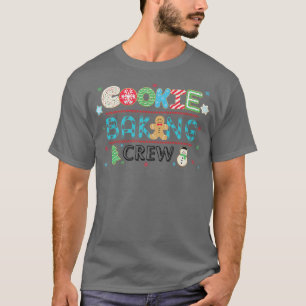 Funny Christmas Cookie Backen Crew Bäckerei Weihna T-Shirt