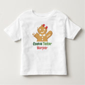 Funny Christmas Cookie Tester Holiday Baking Todd Kleinkind T-shirt (Vorderseite)