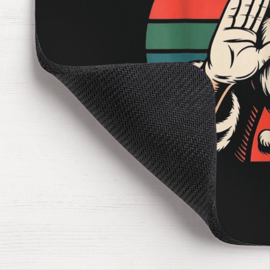 Funny Christmas Cookies Meme Brainrot Santa Claus  Mousepad (Ecke)