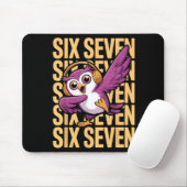 Funny Christmas Cool Owl Dabbing Xmas Dab Six Seve Mousepad (Mit Mouse)