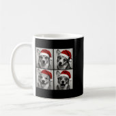 Funny Christmas Corgi Santa Dog Lover Photo Booth Kaffeetasse (Links)