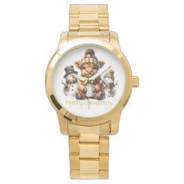 Funny Christmas Cow Watch Armbanduhr