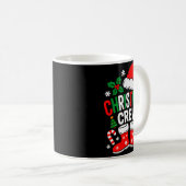 Funny Christmas Crew Xmas Squad Santa Family Pajam Kaffeetasse (VorderseiteRechts)