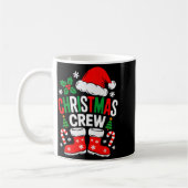 Funny Christmas Crew Xmas Squad Santa Family Pajam Kaffeetasse (Links)