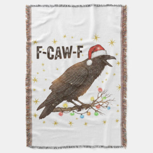 Funny Christmas Crow Raven F-CAW- F Decke