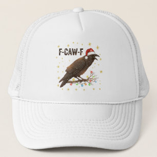 Funny Christmas Crow Raven F-CAW- F Truckerkappe