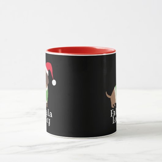 Funny Christmas Dackel Tasse (Zentrum)