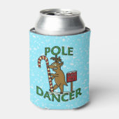 Funny Christmas Dancer Reindeer Pub Dosenkühler (Kanne Vorderseite)