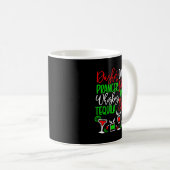 Funny Christmas Dasher Dancer Prancer Vixen Whiske Kaffeetasse (VorderseiteRechts)
